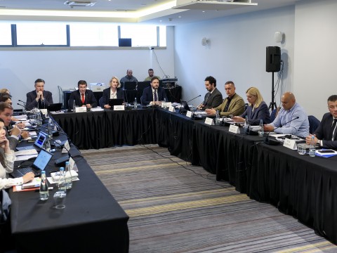 The 8th Board Meeting of the Integrative Internal Security Governance Initiative (IISG) in Sarajevo on 19 May 2026 (Photo: RCC/Armin Durgut)