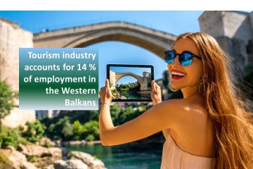 Tourism industry accounts for 14 percent of employment in the Western Balkans. On photo: Mostar, Bosnia and Herzegovina (Photo: Shutterstock)  