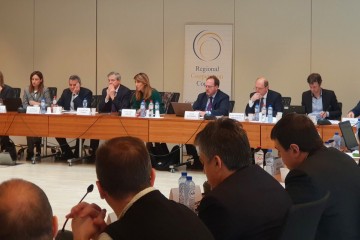 Participants of the second round of negotiations on the new Regional Roaming Agreement for the Western Balkans, organized by the RCC on 24 January 2019 in Brussels. (Photo: RCC/Ivana Petricevic)