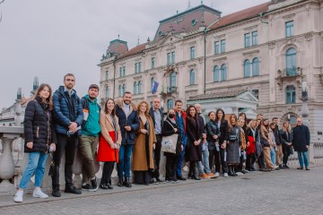 Study Visit to Slovenia organised by the RCC’s Western Balkans Youth Lab project with the help of the European Youth Forum and National Youth Council of Slovenia, in April 2022 (Photo: RCC/Boris Greguric)