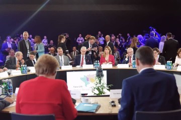 RCC Secretary General, Majlinda Bregu addressing the Western Balkans Leaders’ Summit in Poznan, Poland, 5 July 2019 (Photo: RCC/Erik Witsoe) 