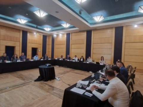 Regional cybersecurity meeting brought together representatives of the Western Balkans Six, European Union and other cybersecurity stakeholders in Tirana on 2 April 2025 (Photo: RCC/IISG)