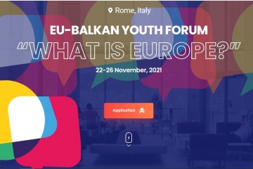 The Italian Ministry of Foreign Affairs and International Cooperation, in partnership with the Regional Cooperation Council (RCC) to host the EU-Balkan Youth Forum on 22-26 November 2021 in Rome 