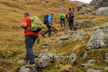 New trails and itineraries are now available to hikers of Via Dinarica in the Accursed Mountains. (Photo: Community Development Fund) 