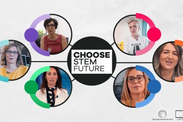 RCC's “Choose STEM future” campaign aims to encourage young women and girls to pursue careers in STEM by bringing forth inspiring role models of successful women in STEM profession from the WB (Photo: RCC/Edin Sabljica)