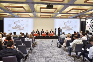 Regional Cooperation Council (RCC) presents findings of 2018 edition of the Balkan Barometer (BB) in Brussels on 6 July 2018 (Photo: RCC/Jerome Hubert)