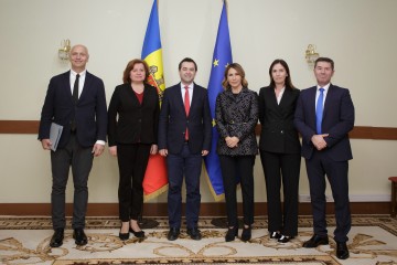 RCC delegation, headed by RCC Secretary General Majlinda Bregu met with Modovan officials on 23 November 2023 (Photo: RCC/Serghei Bobr)