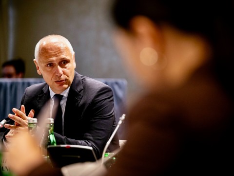 RCC Secretary General Amer Kapetanović opening meeting of Prime Ministers’ Sherpas from the Western Balkans Six in Vienna on 23 June 2026 (Photo: Christian Bruna)