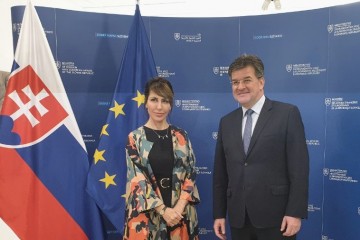 The Secretary General of the Regional Cooperation Council, Majlinda Bregu, met with Minister of Foreign Affairs of the Slovak Republic, Miroslav Lajcak, in Bratislava on 8 June 2019 (Photo: RCC/Amer Kapetanovic)