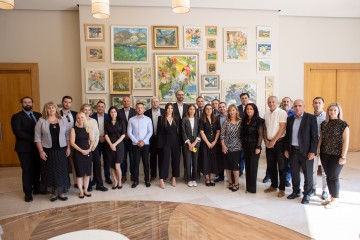 Regional Workshop on Under-declared Work/envelope wages - Family photo (Photo: RCC/Henri Koçi) 