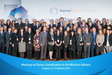 RCC hosted Meeting on Donor Corrdination in the Western Balkan, on 12-13 February 2015, in Sarajevo, BiH. (Photo RCC/Amer Kapetanovic)