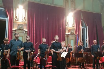 No Border Orchestra at concert in Sarajevo on 20 August 2018, within their Western Balkans tour, supported by RCC (Photo: RCC/Mirela Mahic) 