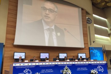 RCC Secretary General, Goran Svilanovic, hosted panel “One Region – One Economy” at the 6th Sarajevo Business Forum, on 13 May 2015. (Photo: RCC/Dragana Djurica)