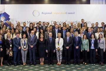 Participants of the Third Meeting on Donor Coordination in the Western Balkans, organized by RCC on 16 March 2017, in Sarajevo, BiH. (Photo: RCC/Haris Calkic)