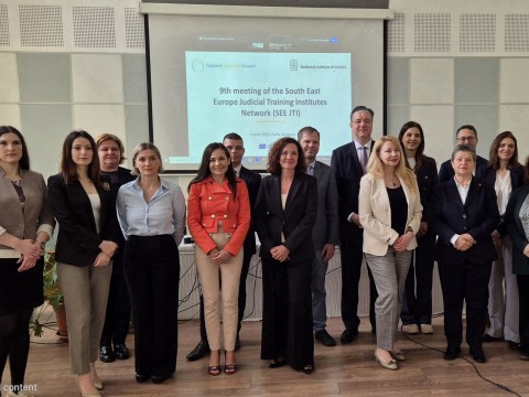 9th meeting of the South East Europe Judicial Training Institutes Network: Digital Justice and AI in South East Europe in Sofia on 3 June 2026 (Photo: RCC/Natasa Mitrovic)