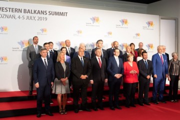 Participants of the Western Balkans Leaders' Summit in Poznan, Poland, 5 July 2019 (Photo: RCC/Erik Witsoe)