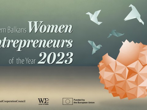 Western Balkans Women Entrepreneurs of the Year 2023 (Design: RCC/Samir Dedic)
