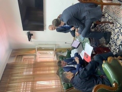 IISG consultations in Podgorica to discuss regional security priorities and cooperation on 19 April 2024 (Photo: RCC/IISG)