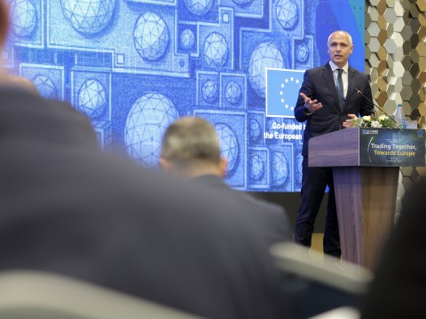 RCC Secretary General Amer Kapetanović opened CEFTA Week 2025 in Pristina on 3 December 2025 (Photo: RCC/Valdrin Xhemaj)