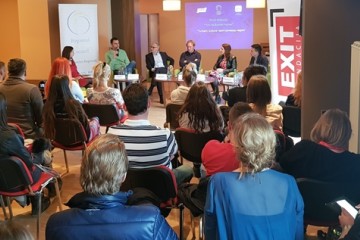 RCC Secretary General Goran Svilanovic took part in the panel discussion of informal citizens' group from the Western Balkans „Silent Balkan Majority titled „Tourism, culture and sports connect the region“, as a part of the RCC’s support to the newest edition of EXIT Festival – Festival 84, that officially opened on Olympic mountain Jahorina, near Sarajevo, 15 March 2018 (Photo: RCC/Ratka Babic)