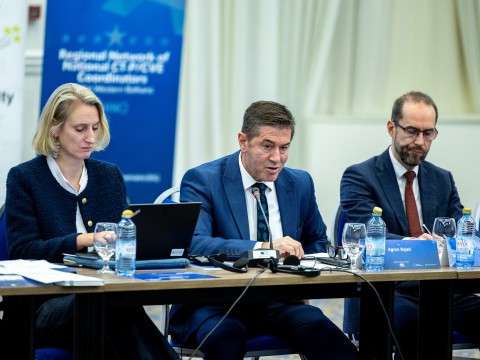 18th Regional Network of National CT-P/CVE Coordinators (RNNC) Meeting on 15 October 2025 in Skopje (Photo: RCC/IISG)