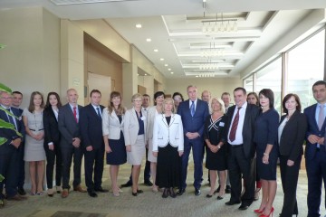 Participants and representatives of The Southeast European Prosecutors Advisory Group (SEEPAG), Southeast European Law Enforcement Center (SELEC) and Regional Cooperation Council (RCC) at the Conference on the Joint Investigation Teams held in Podgorica, Montenegro on 20 September 2016. (Photo: SELEC/Sonia Schachter)