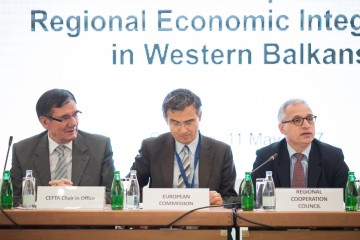 Workshop on Regional Economic Integration in Western Balkans, co-organized by the RCC,  EC, and CEFTA, took place on 11 May  2017 in Sarajevo, BiH (Photo: RCC/Haris Calkic)