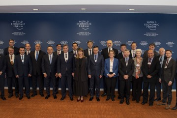 Secretary General of the Regional Cooperation Council at the Western Balkans leaders meeting, held in Geneva on 8 November 2019 (Photo: Courtesy of World Economic Forum) 