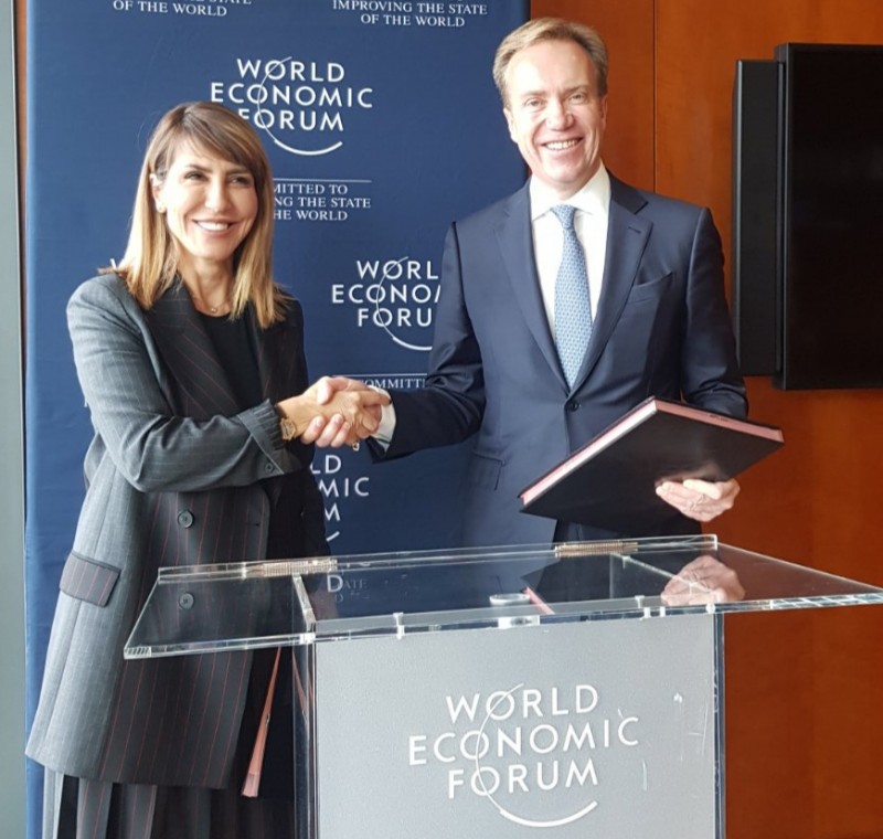RCC signs Memorandum of Understanding with World Economic Forum (WEF) on accelerating regions competitiveness and innovation, in Geneva on 8 November 2019 (Photo: RCC/Maja Handjiska-Trandafilova)