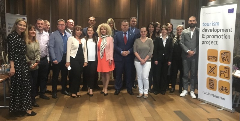 Participants of the RCC Tourism Expert Group (TEG) Meeting, in Sarajevo and Jahorina on 27 June 2018 (Photo: RCC/Nikola Gaon)