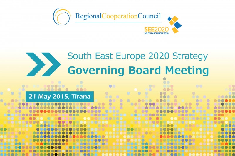South East Europe 2020 Strategy Governing Board Meeting, 21 May 2015, Tirana, Albania. (Photo: RCC)