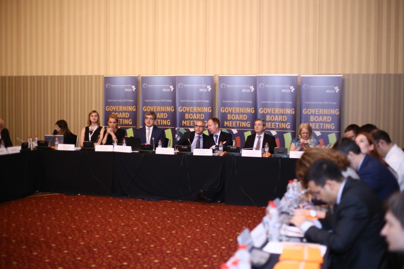 The third meeting of the Governing Board of the Regional Cooperation Council’s (RCC) South East Europe 2020 (SEE 2020) Strategy took place in Pravets (Bulgaria), on 30 May 2016. (Photo: Regional Cooperation Council/Ivo Petkov)