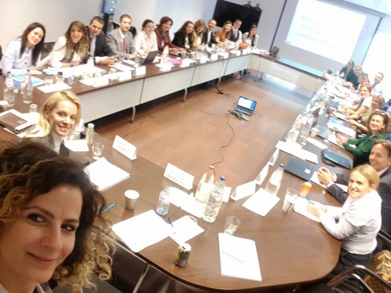 RCC’s SEEIC - CEFTA Joint Working Group on Investments working on the finalisation of the Regional Investment Reform Agenda (RIRA) deliverable for Poznan Summit at the meeting in Brussels, 23 May 2019 (Photo: RCC/Ivana Gardasevic)