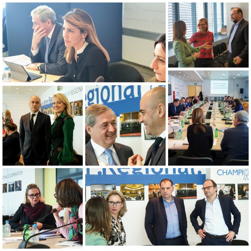 SEE 2020 Strategy’s Coordination Board met for 11th time in Sarajevo on 21 March 2019 (Photo:RCC/Alma Arslanagic-Pozder)