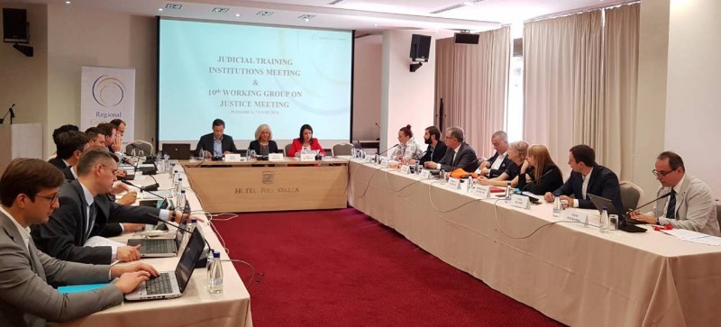 Western Balkan Judicial Training Institutions and Councils for Judiciary meet in Podgorica, 7 June 2018 (Photo: RCC/Elvira Ademovic)