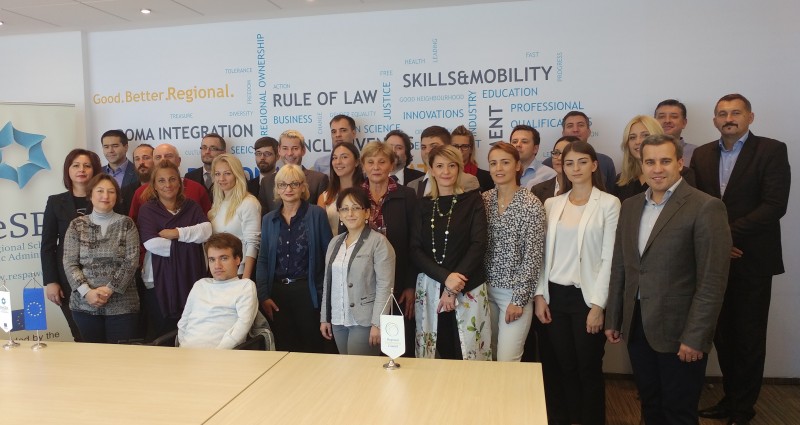 Participants of the meeting on Better Regulations in Western Balkans: Improving Public Participation, held in RCC premises on 21-22 September 2017 (Photo: RCC/Alma Arslanagic Pozder)