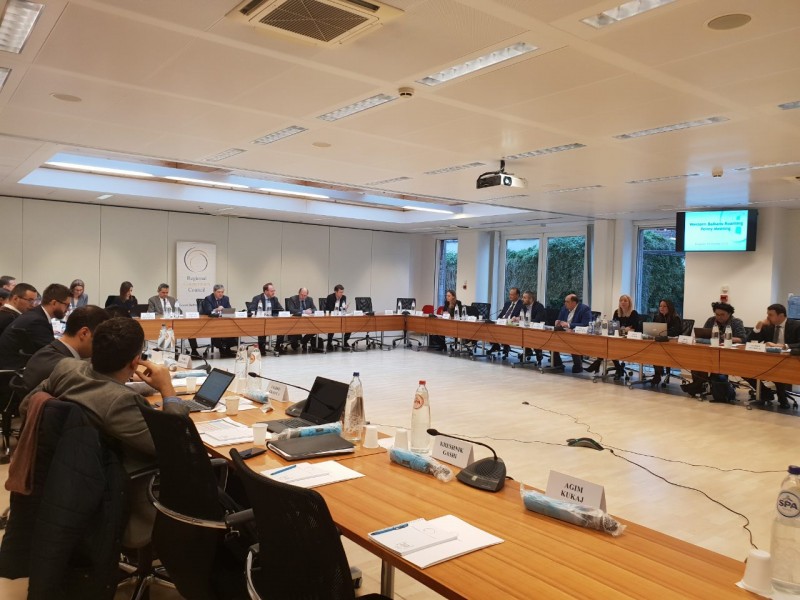 Representatives of the ICT Ministries and Regulators from Western Balkans Six (WB6) economies agreed on the text and the next steps leading towards signing of the new Regional Roaming Agreement (RRA2), at the third negotiations organized by the Regional Cooperation Council (RCC) held in Brussels on 8 February 2019 (Photo: RCC/Ivana Petricevic)
