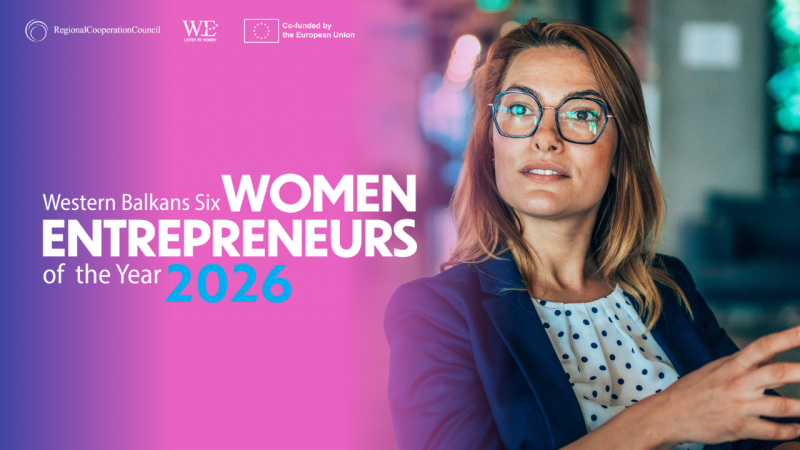 Out of every four business owners in the Western Balkans Six, just one is a woman