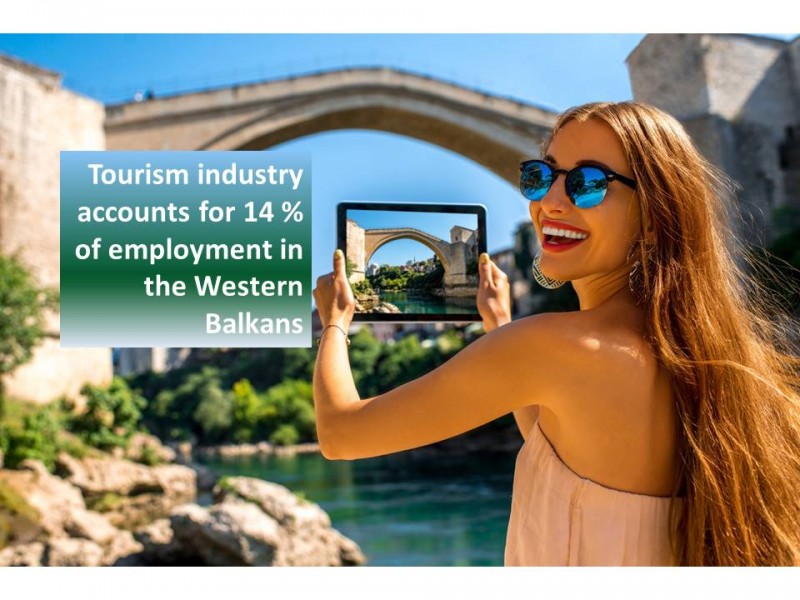 Tourism industry accounts for 14 percent of employment in the Western Balkans. On photo: Mostar, Bosnia and Herzegovina (Photo: Shutterstock)