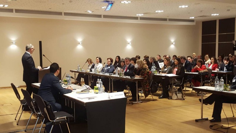 RCC Secretary General Goran Svilanovic opening regional workshop on monitoring and reporting, organised by RCC’s Roma Integration 2020 (RI2020) Action Team in Vienna, 12-13 December 2016 (Photo: RCC/Alma Arslanagic Pozder)