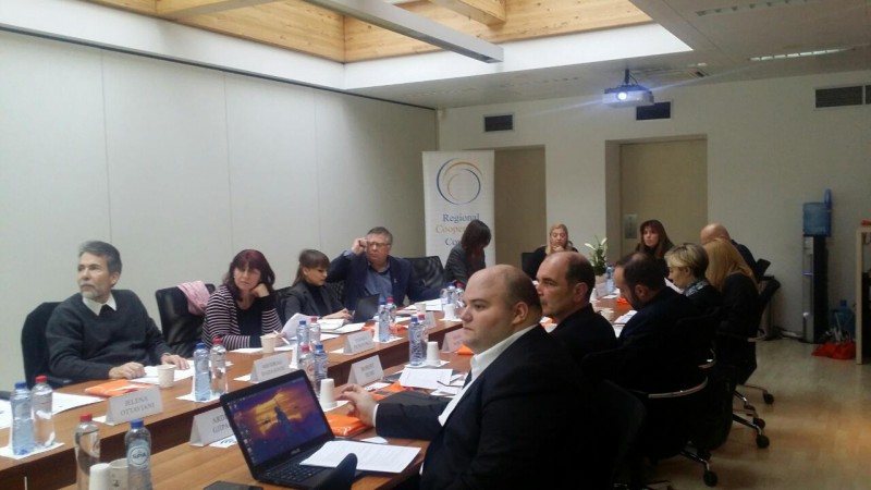 RCC and representatives of participating economies from the Western Balkans at the meeting of the Working Group on Open Science (WGOS) in Brussels, 9 November 2016 (Photo: RCC)