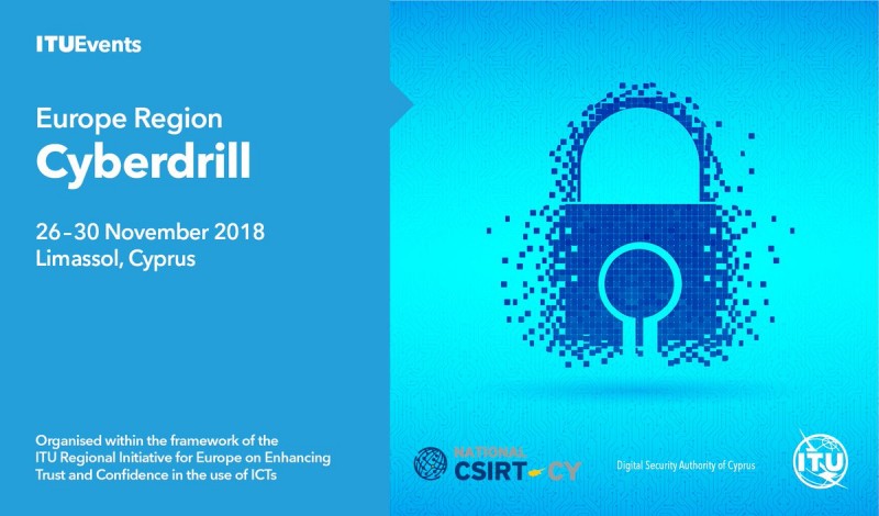 Meeting on Cybersecurity and CSIRTs Cooperation in Western Balkans within International Telecommunication Union's (ITU) Cyber Drill - ALERT (Applied Learning for Emergency Response Teams) for Europe Region, Limassol, Cyprus, 27 November 2018 (Photo: ITU office for Europe)