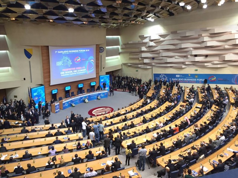 RCC took part at the 7th Sarajevo Business Forum, 4 May 2016. (photo: Sarajevo Business Forum)