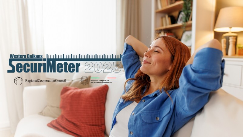 38% of the Western Balkan citizens see our region as secure, according to the RCC's SecuriMeter 2025