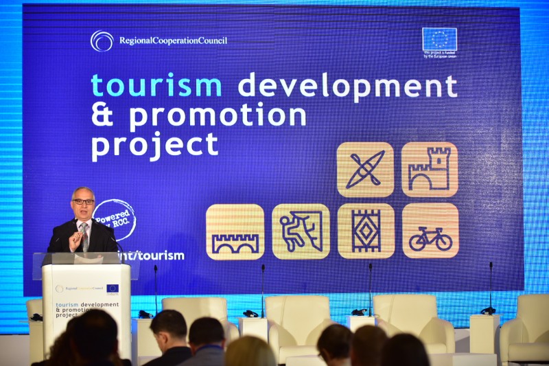 Launch of the RCC-led Tourism Development and Promotion Project, in Sarajevo City Hall on 28 June 2018 (Photo:RCC/Armin Durgut)