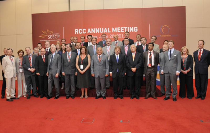Participants of the third RCC Annual Meeting held on 28 May 2011 in Becici, Montenegro. (Photo: Courtesy of Montenegrin Government)