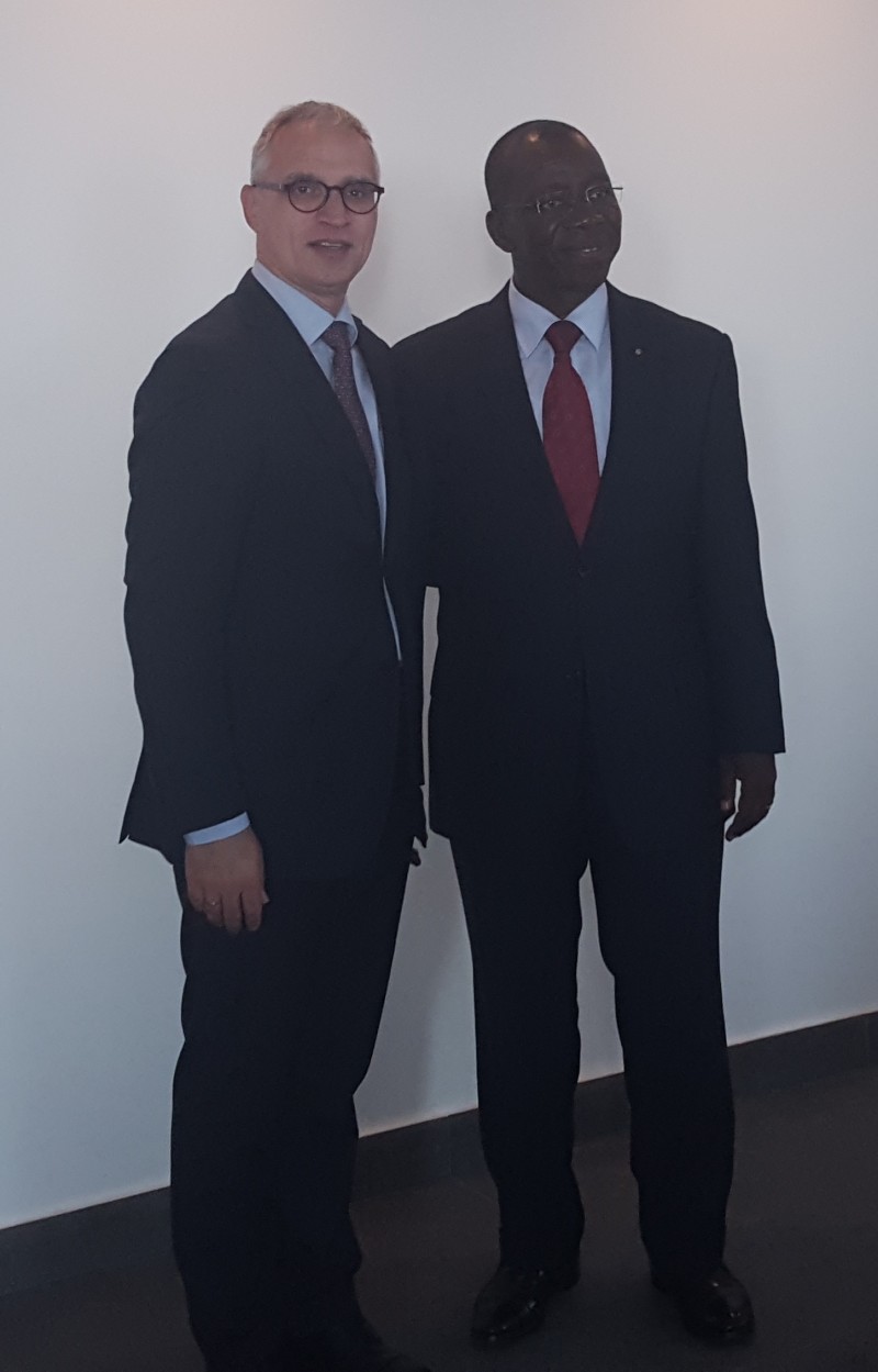 RCC Secretary General Svilanovic met with Brahima Sanou, ITU’s Director of Telecommunication Development Bureau in Budva, on 27 September 2016 (Photo: RCC/Maja Handjiska Trendafilova)