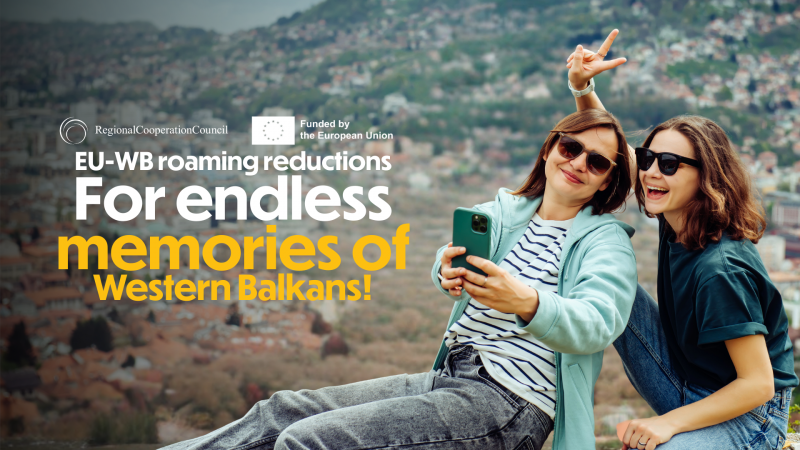 The EU tourists used 70% more roaming data while exploring the Western Balkans