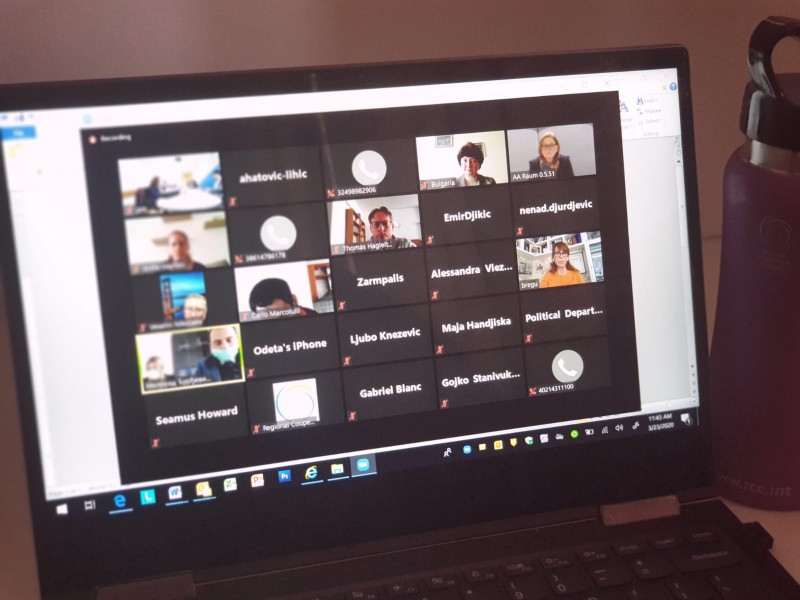 Second video-conference consultations with representatives of Governments from South East Europe, EU and other stakeholders on joint regional actions to mitigate consequences of an outbreak of pandemic caused by Covid-19