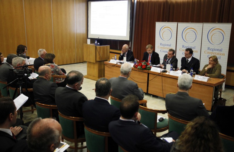 Regional Cooperation Council marked its fourth anniversary at the panel discussion ‘From ownership to responsibility: Regional cooperation in South East Europe and EU membership’, on 14 March 2012 in Sarajevo, BiH. (Photo RCC/Dado Ruvic)
